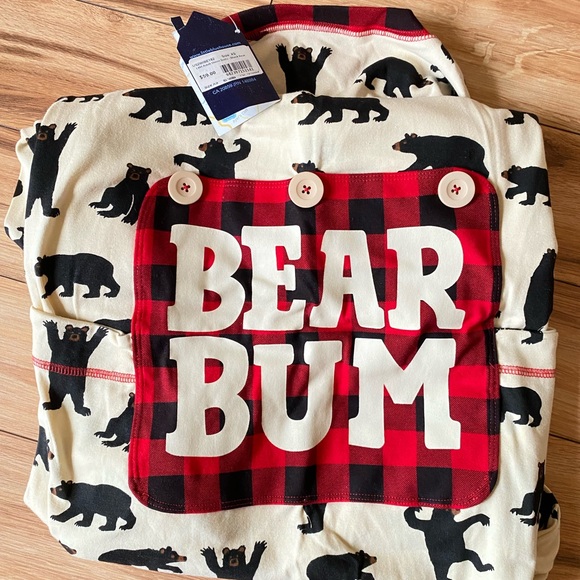 Little Blue House brand sleeper by Hatley. Black Bear print. - Picture 3 of 6